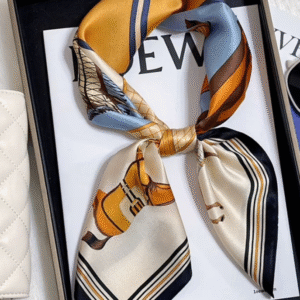 Silk feel scarf