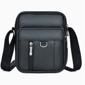 Mens Crossbody Bags Genuine Leather Business Shoulder Messager Handbag