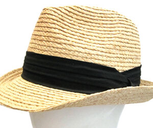 Raffia Fedora Hat