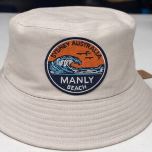 Manly Beach Logo Reversible Bucket Hat