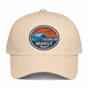 Manly Beach Logo Cotton Cap