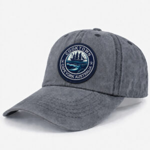 Cooktown Ship Logo Stone Wash Cotton Cap