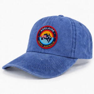Adelaide Map Logo Stone Wash Cap