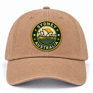 Opera house Logo Washed Cotton Cap Hat