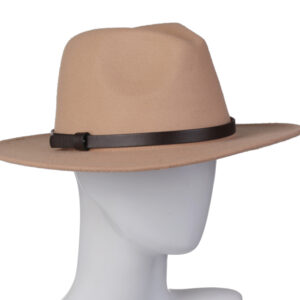 Wool felt braided belt hat